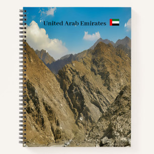 A rugged mountain pas Spiral Notebook