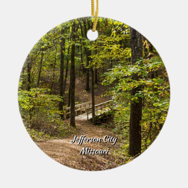A Runge Pathway Ceramic Tree Decoration (Front)