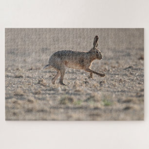A running hare jigsaw puzzle