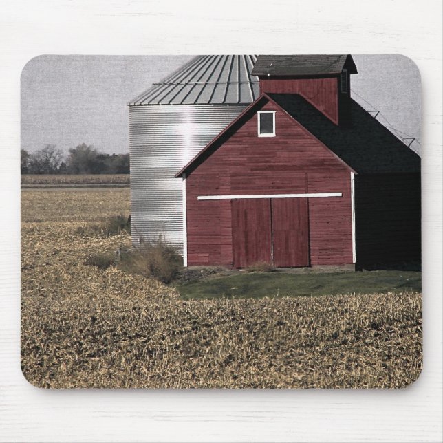 A Rural Farm Scene After Harvest Mouse Mat (Front)