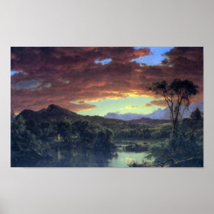A rural home by Frederic Edwin Church Poster