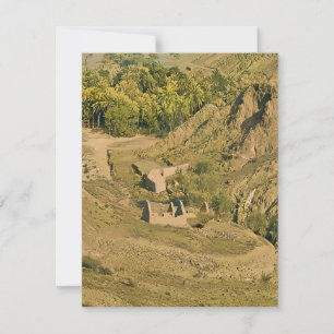 A rural landscape holiday card