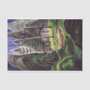A Rushing Sea of Undergrowth (2) by Emily Carr Tissue Paper