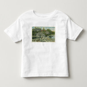 A Rustic Bridge at Perkins Cove Scene Toddler T-Shirt