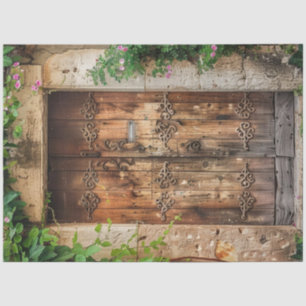 A Rustic Italian Door Series Design #1 Tissue Paper