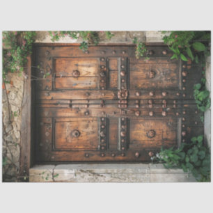 A Rustic Italian Door Series Design #2 Tissue Paper