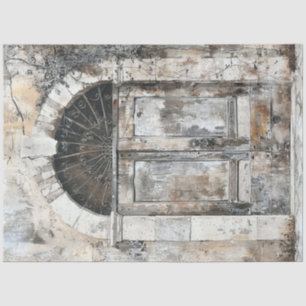 A Rustic Italian Door Series Design #7 Tissue Paper
