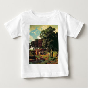 A Rusty Mill by Bierstadt Albert Baby T-Shirt