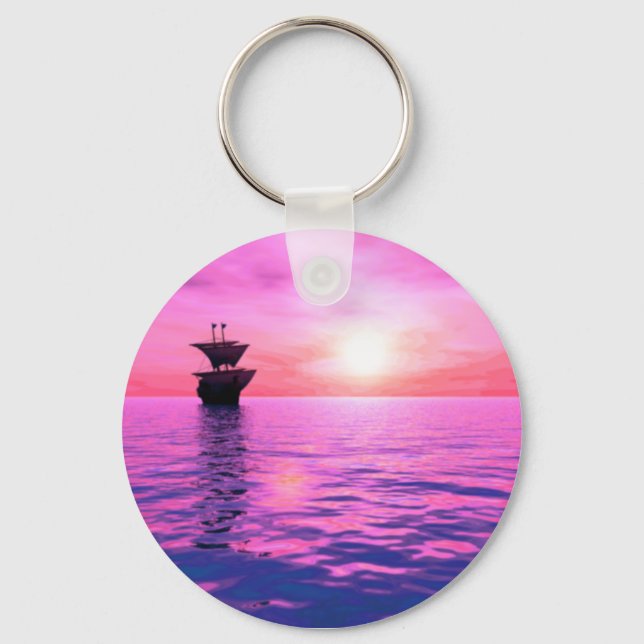 A Sailing Boat Keychain (Front)
