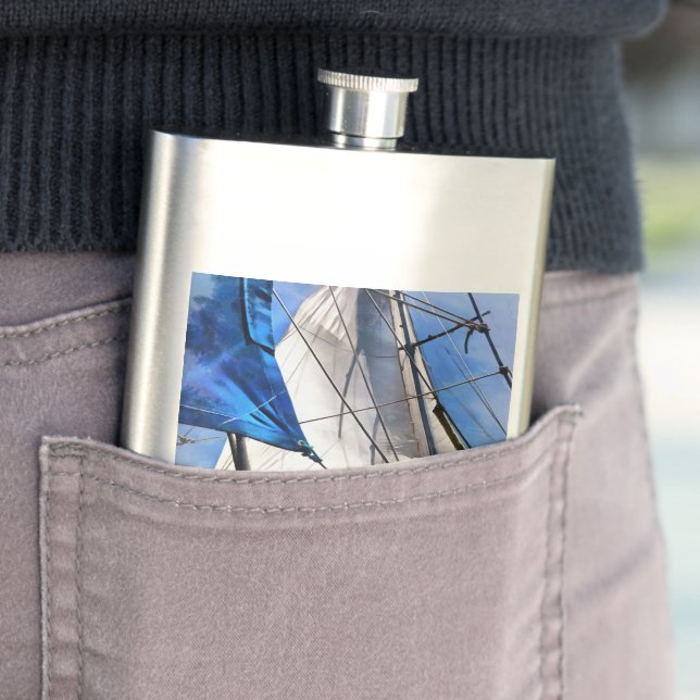 A Sailor Is An Artist And His Medium The Wind Hip Flask (In Situ)