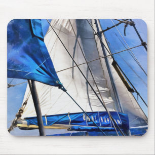 A Sailor Is An Artist And His Medium The Wind Mouse Mat