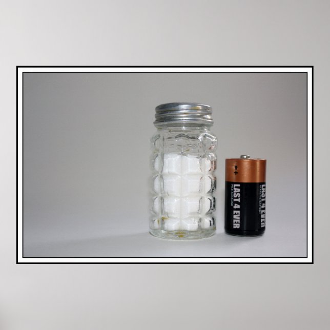 A Salt and Battery Poster (Front)