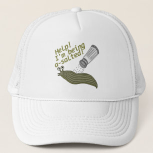 A Salted Slug Pun Trucker Hat