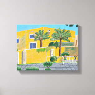A Salwa Garden Village canvas Print