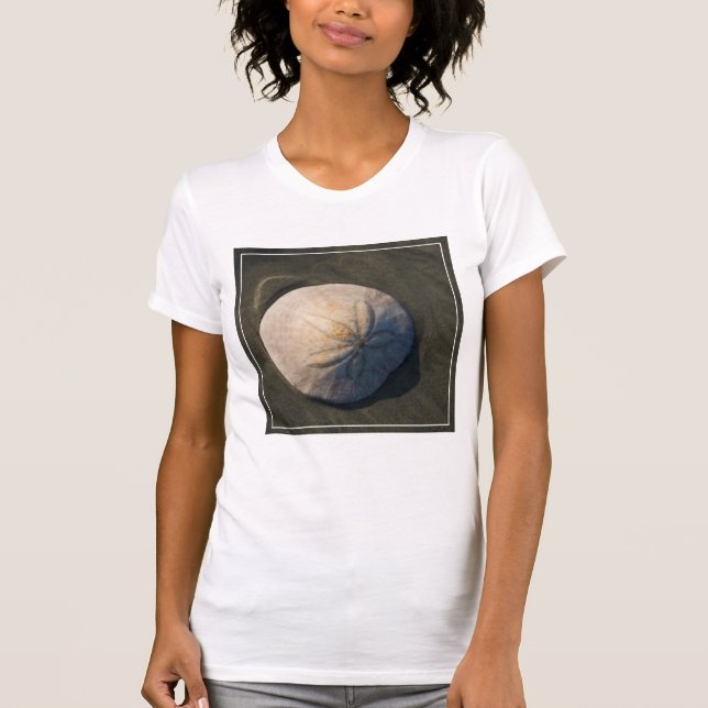 A Sand Dollar On The Beach T-Shirt (Front)