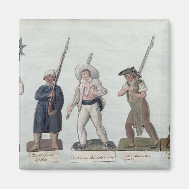 A Sans Culotte with his Pike, a Carter Magnet (Front)