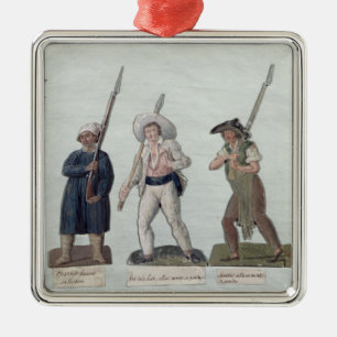 A Sans Culotte with his Pike, a Carter Metal Tree Decoration