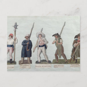 A Sans Culotte with his Pike, a Carter Postcard