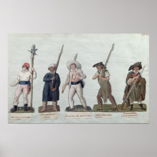 A Sans Culotte with his Pike, a Carter Poster