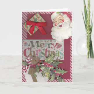 A Santa Christmas card