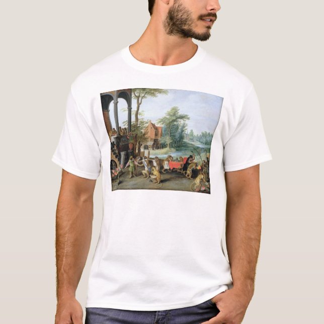 A Satire of the Folly of Tulip Mania T-Shirt (Front)