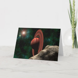 A Saturn Like Planet Card