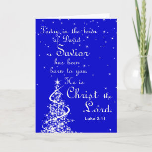 A Saviour has been born Christmas Greeting Card