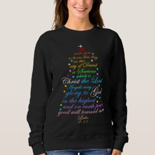 A Saviour is Born Luke 2-11 Christmas Tree Shirts