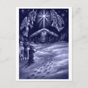 A Saviour is Born! Postcard