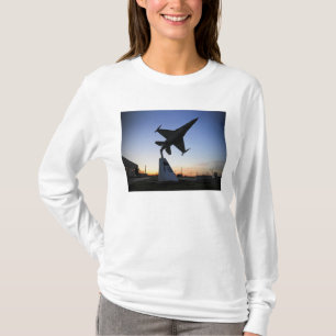 A scale model of an F-16 C Fighting Falcon T-Shirt