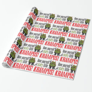 A scary little Krampus Wrap Wrapping Paper