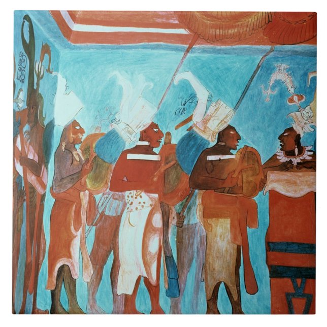 A Scene from Life, depicting musicians playing dru Tile (Front)