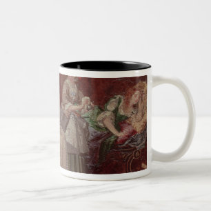 A Scene from 'Tartuffe' by Moliere, 1850 Two-Tone Coffee Mug