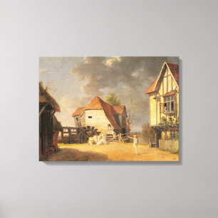 A Scene from 'The Maid of the Mill', 1765 (oil on Canvas Print