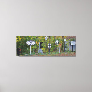 A Scene From The Past - Cast Iron Railroad Signs