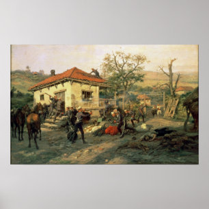 A Scene from the Russian-Turkish War Poster