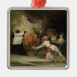 A Scene of Exorcism (see also 59715) Metal Tree Decoration