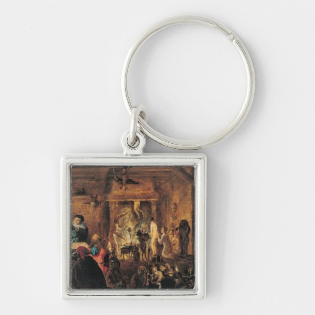 A Scene of Sorcery, 1633 Key Ring (Front)