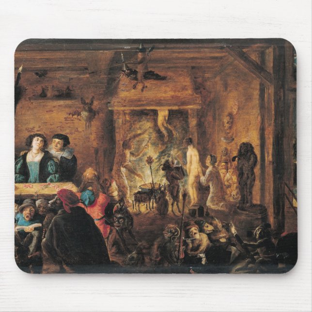 A Scene of Sorcery, 1633 Mouse Mat (Front)