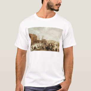 A Scene on the Ice near a Town, c.1615 T-Shirt