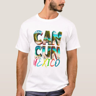A scenic beach scene of Cancun shirt   Mexico