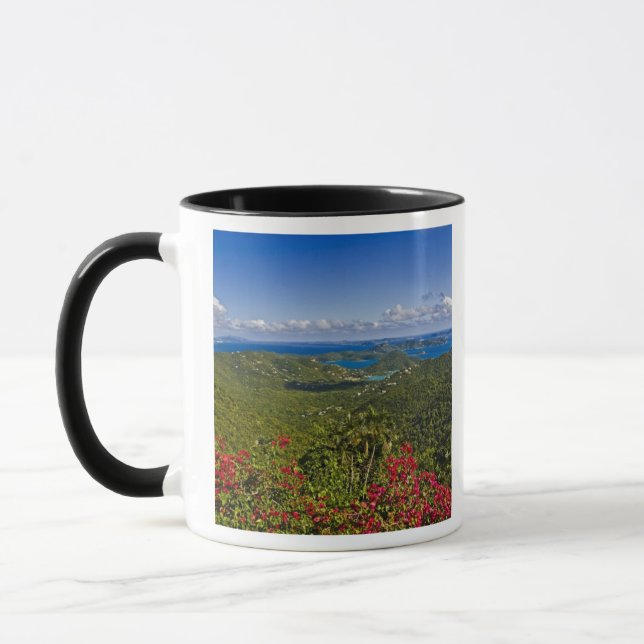 A scenic of Cruse Bay, St. John U.S Virgin Mug (Left)