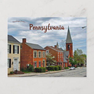 A Scenic View of Wrightsville Pennsylvania Postcard