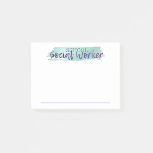 A School Social Worker's Post-it Notes