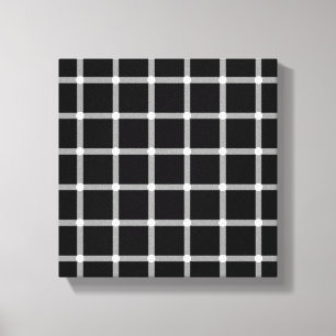 A scintillating grid optical illusion canvas print