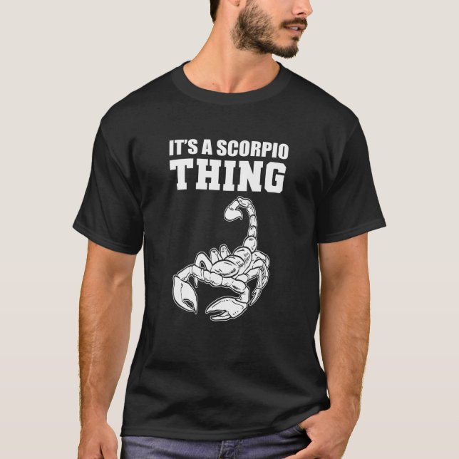 A Scorpio Thing   Person T-Shirt (Front)