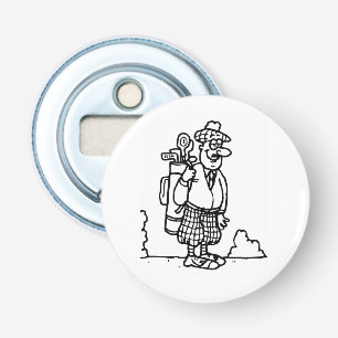 A Scottish Golfer Bottle Opener
