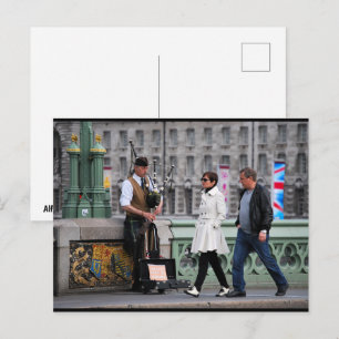 A Scottish Welcome in London Postcard