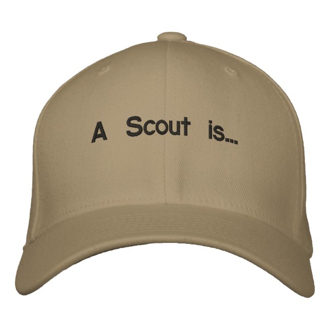 A Scout is... Baseball Cap (Front)