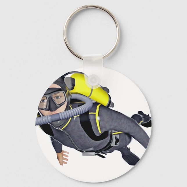 A SCUBA Diver Key Ring (Front)